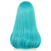 Bulma Long Straight Royal Blue Cosplay Wigs Halloween Cosplay Wigs Women High Temperature Fiber Synthetic Hair