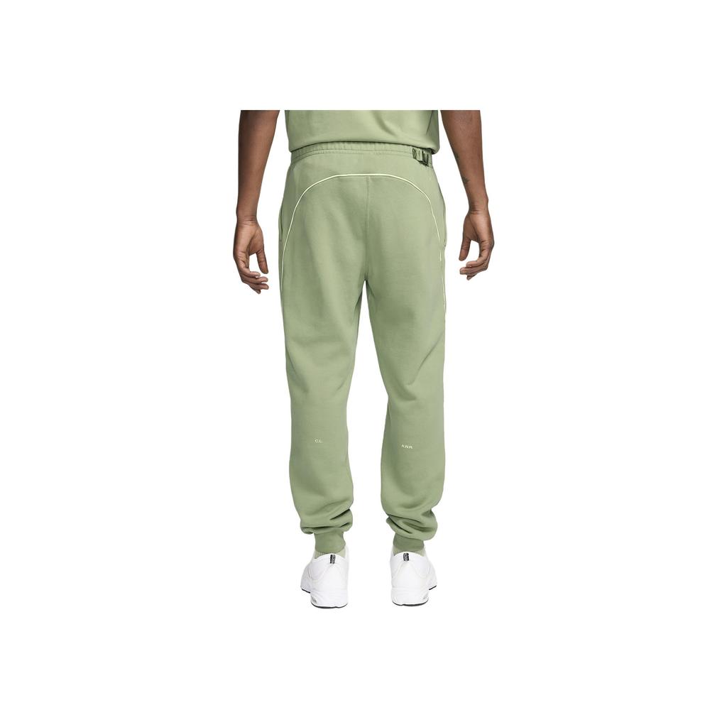 Nike X Nocta Collab SS24 Logo Mid-Rise Jogger Knit Pants Unisex Bottoms Olive-Green FN7662-386