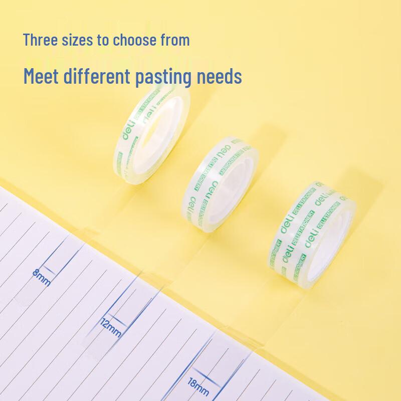 Deli 30008 Transparent Stationery Tape