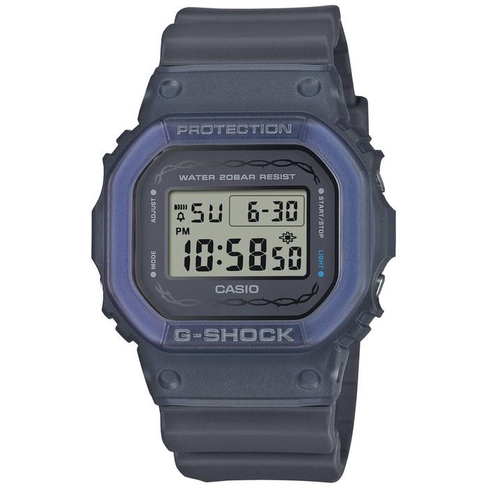 Casio G-Shock DW-5600RS-8JF Men s Watch, Gray/Blue Skeleton