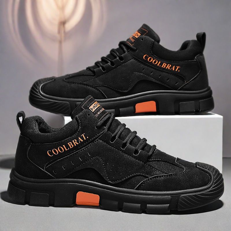 

2024 осень новые инструменты обувь мешок голова нескользящая уличная мода тренд обувь легкий дезодорант износостойкий труд страхование обувь 44 чёрный