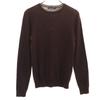 Wool Long Sleeve Sweater L Brown Impact 21 Knit Elbow Patch Women Used