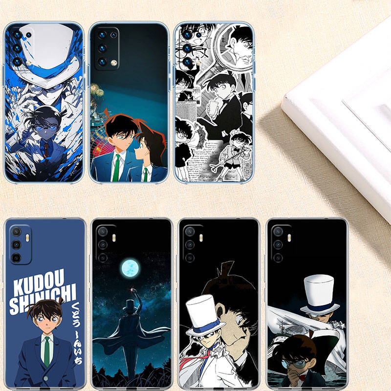 JO17 Detective Conan Phone Case for Motorola E22S E7 G6 G7 G8 G9 Plus Power Play G10 G20 G04 E30 E40 E22 E20 E13 G22 G23 G Stylus Play