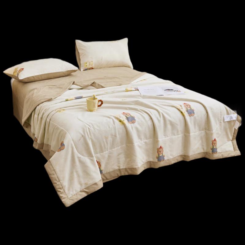 BGM Jiyi Little Bear Cartoon Summer Quilt