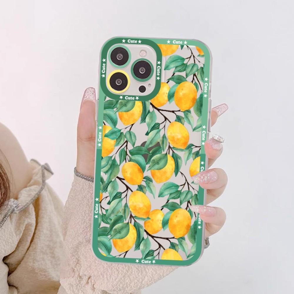 Fruit Lemon Cherry Phone Case For Redmi 7 8 9 A For Redmi Note 5 7 8 9 10 11 Pro Max 4G 5G Funfas
