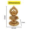 Lampa cu ulei Ganesha Diya - Diya de Diwali pentru Puja Cadou de Diwali Articole de decorare pentru templul de acasă Cadouri - Articole de decorare Diwali