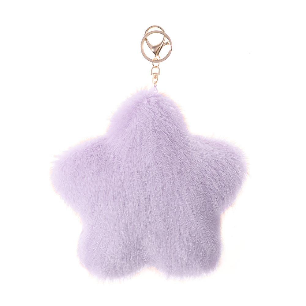 Pink Color Soft Pillow Moon Pattern Star Keychain New Stuffed Pillow  for Birthday