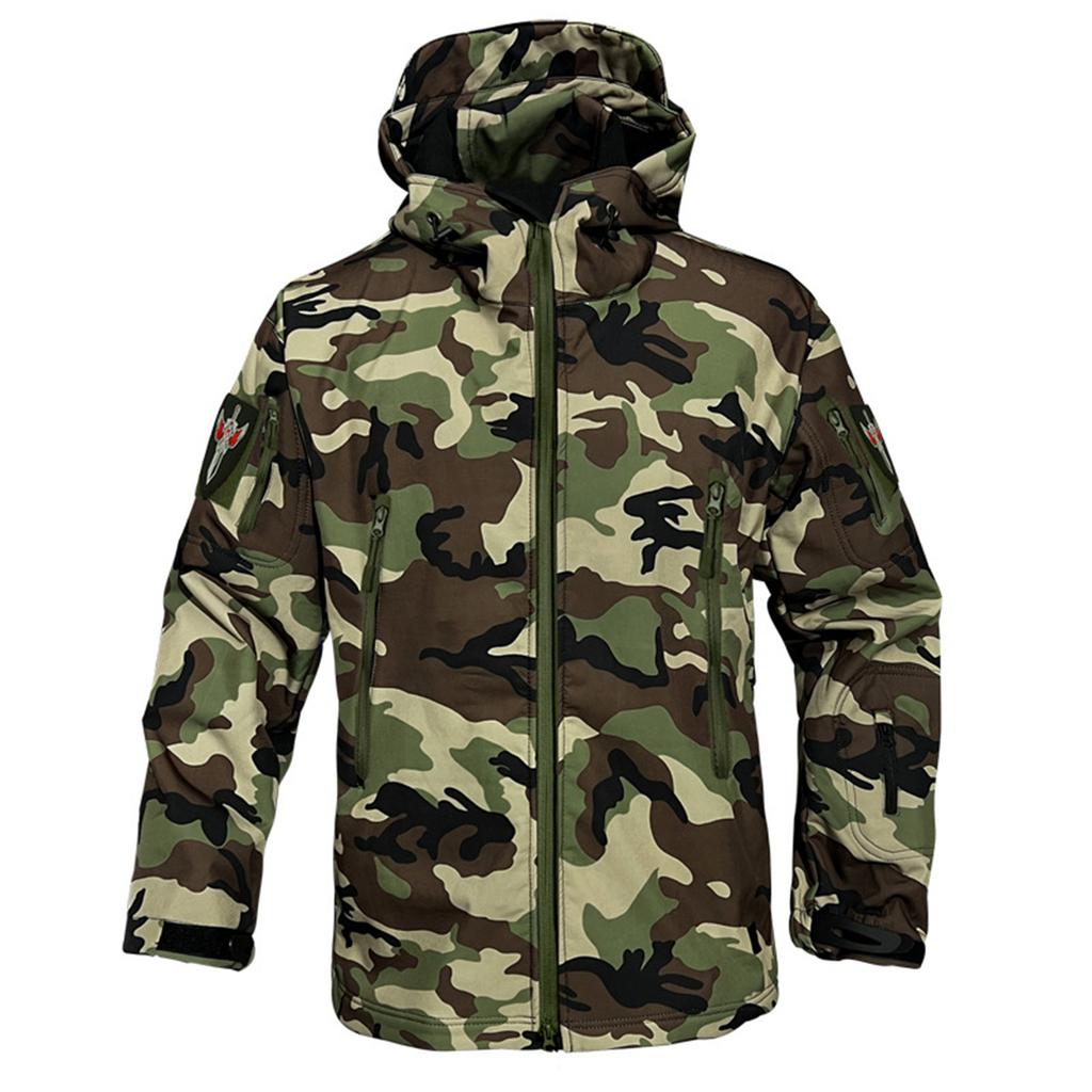 Men's Winter Camouflage Jackets Men's Fashion Trend Jackets Breathable Windproof Jackets Outdoor Sports Jackets