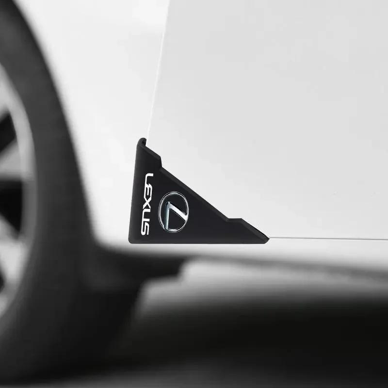 2pcs Car Door Corner Protector Anti-scratch Cover Exclusive Anti-collision Sticker Protective Covers Modification Styling