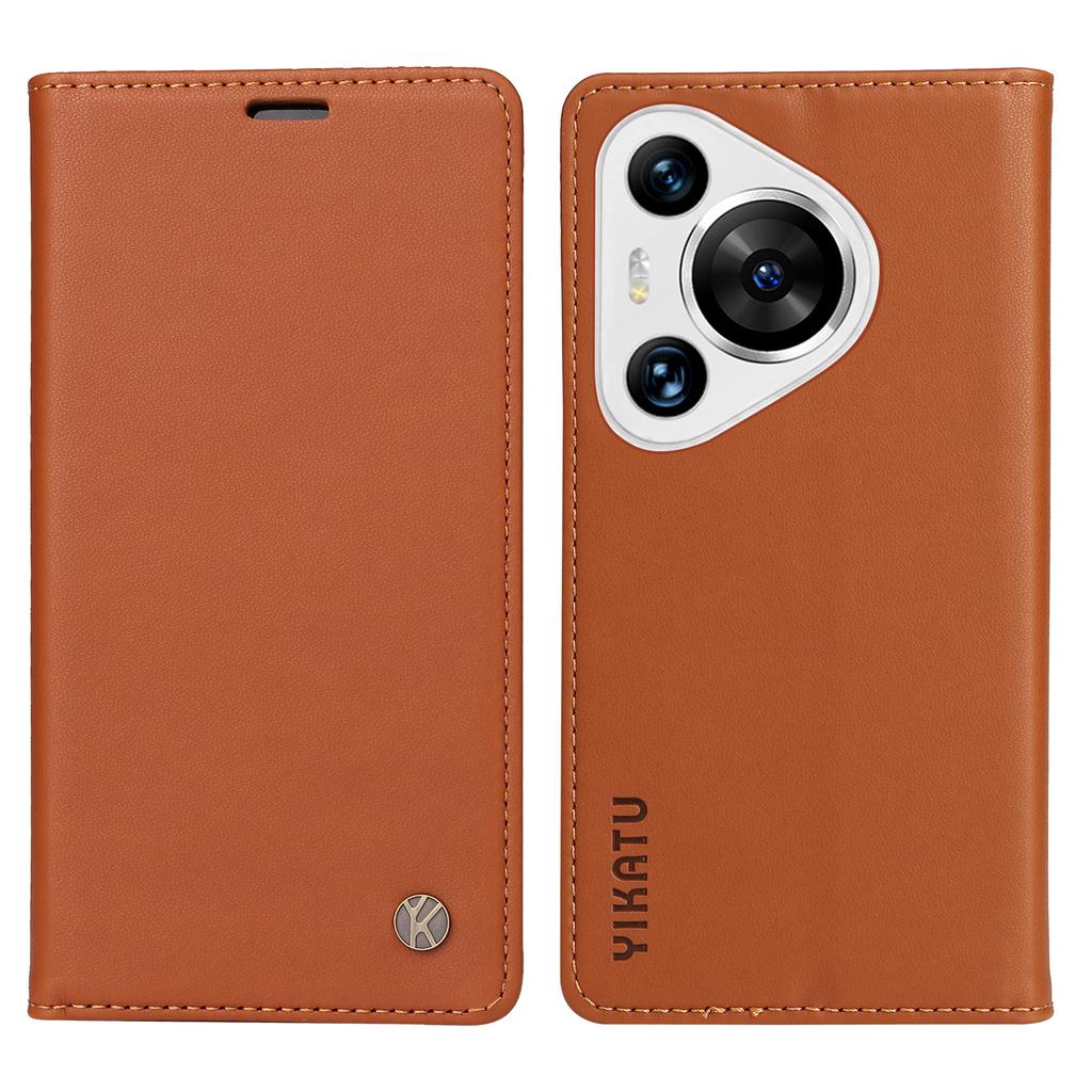 YIKATU YK-001 For Huawei Pura 70 Pro/Pura 70 Pro+ Case Wallet Flip Leather Phone Cover Hidden Magnetic