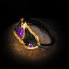 European and American Fashion Black Plated Two Color Women's Ring Copper Micro Set Love Zircon Jewelry