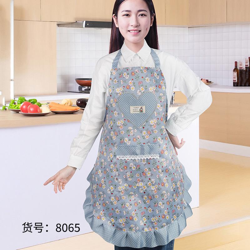 Home Apron, Pocket Apron, Breathable Cooking, Waist Cinching Workwear