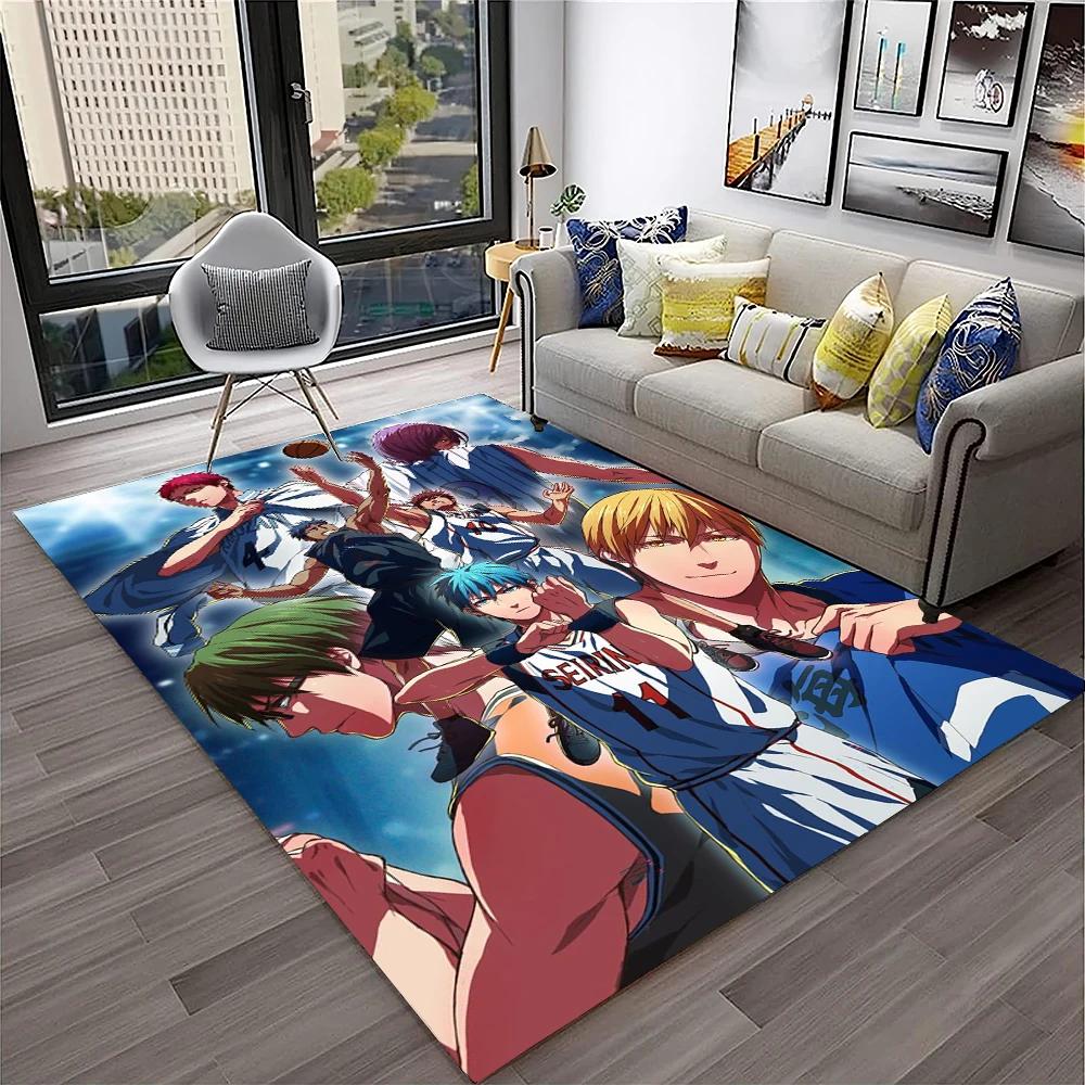 3D Anime Kuroko's Basketball Cartoon Carpet Rug for Home Living Room Bedroom Sofa Doormat Decor,kids Area Rug Non-slip Floor Mat