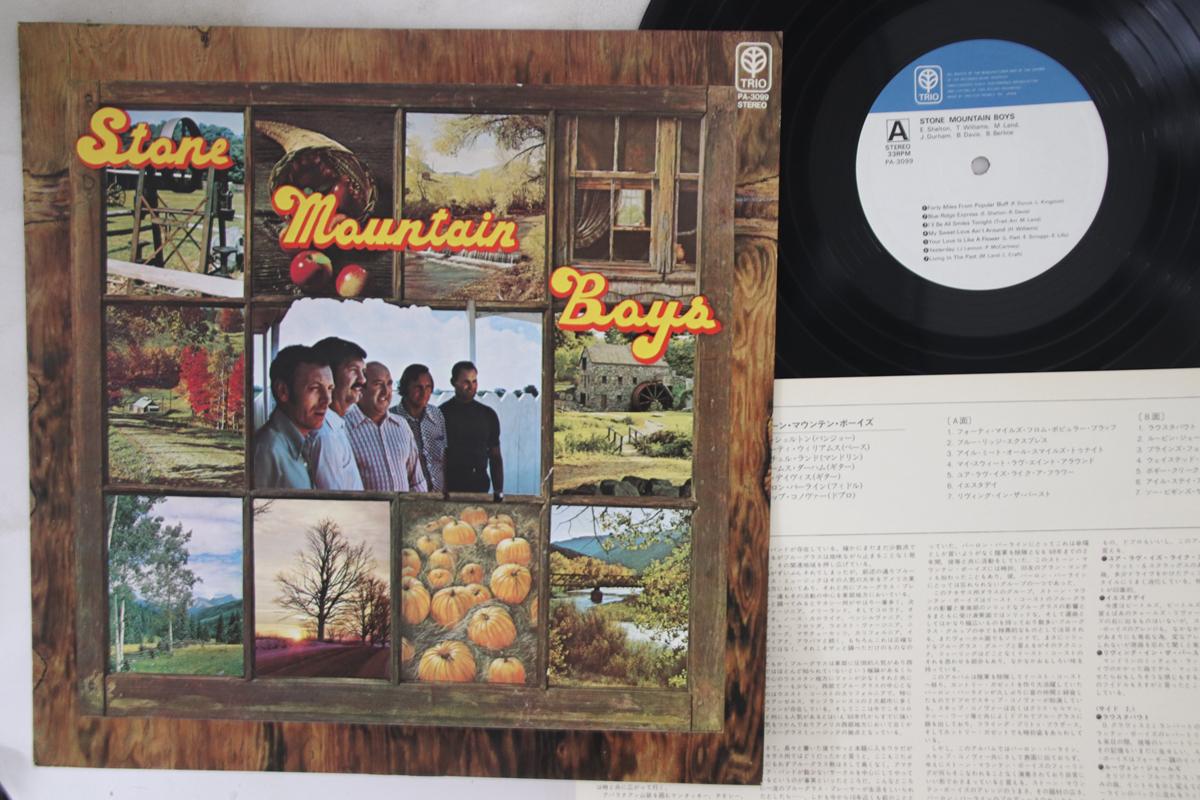 

LP Record STONE MOUNTAIN BOYS - Stone Mountain Boys PA3099 TRIO Japan Country Used