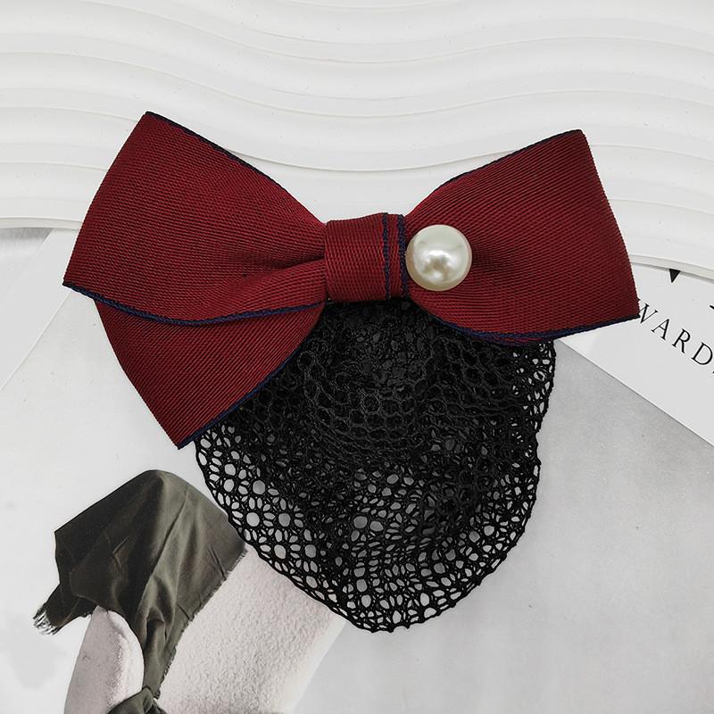 Womens Blue Polyester Bow Tie With Button Or Tie Closure For School Uniforms And Office Wear