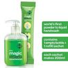 Godrej Protekt Magic Powder To Liquid Handwash Bottle + 3 Refills  27g
