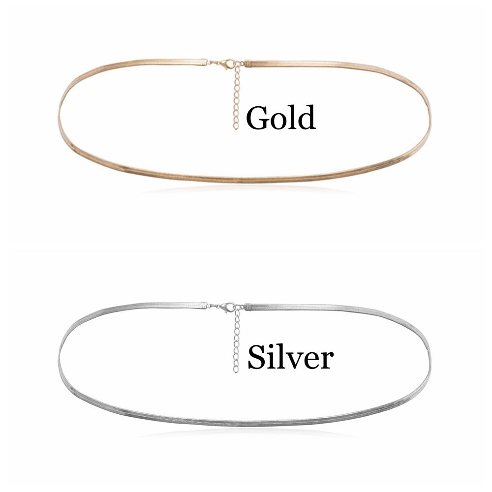 Fashion No Piercing Gold/Silver Bikini Waist Chain Body Chain Bohemia Waistband Snake Chain