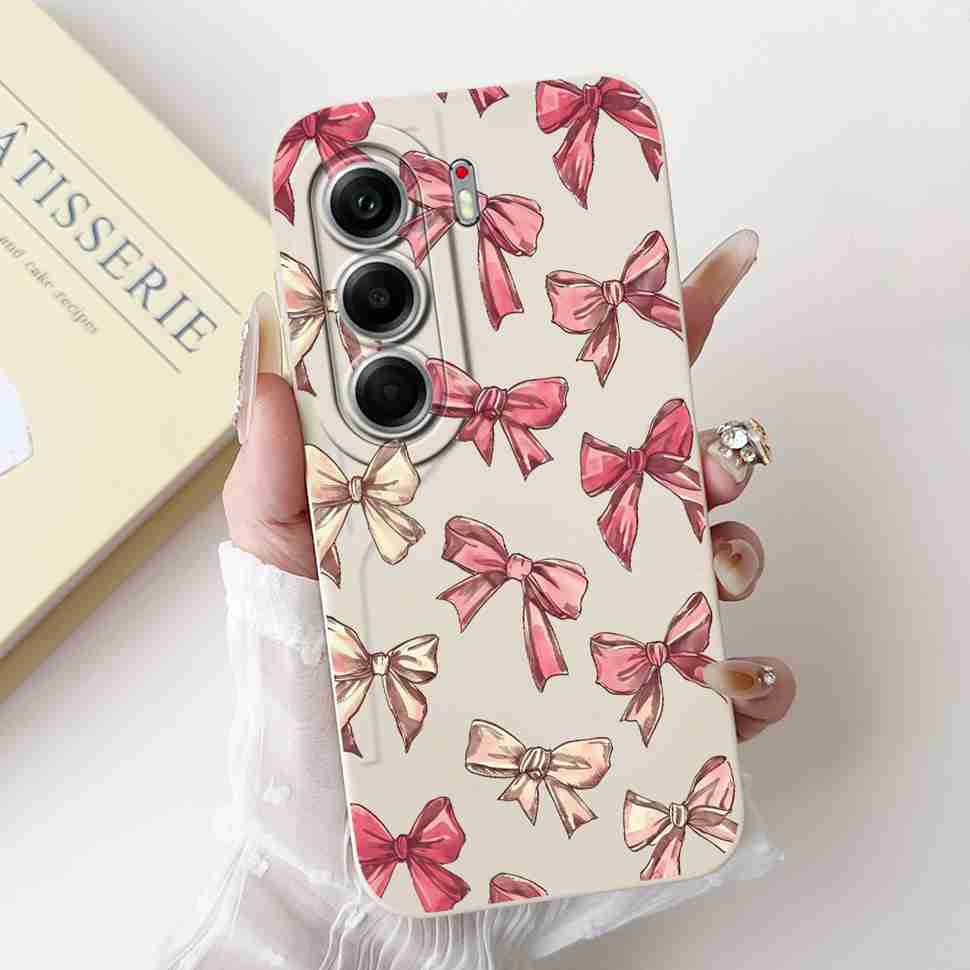 For Tecno Camon 40 Pro 5G Case Fashion Flower Cute Rabbit Soft Silicone Cover For Tecno Camon 40Pro 5G 6.78" Bumper Phone Cases