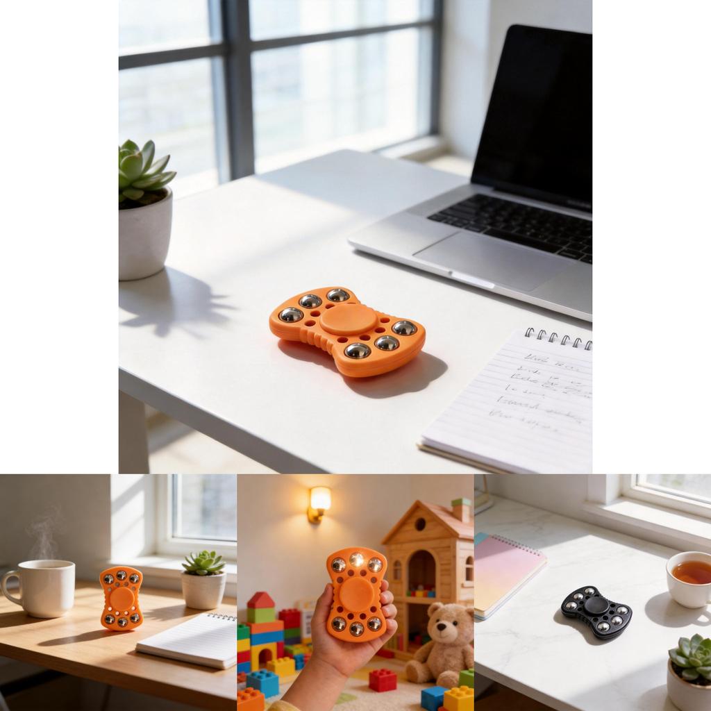 Stress Relief Fidget Spinner With Ceramic Bearing For Kids And Adults