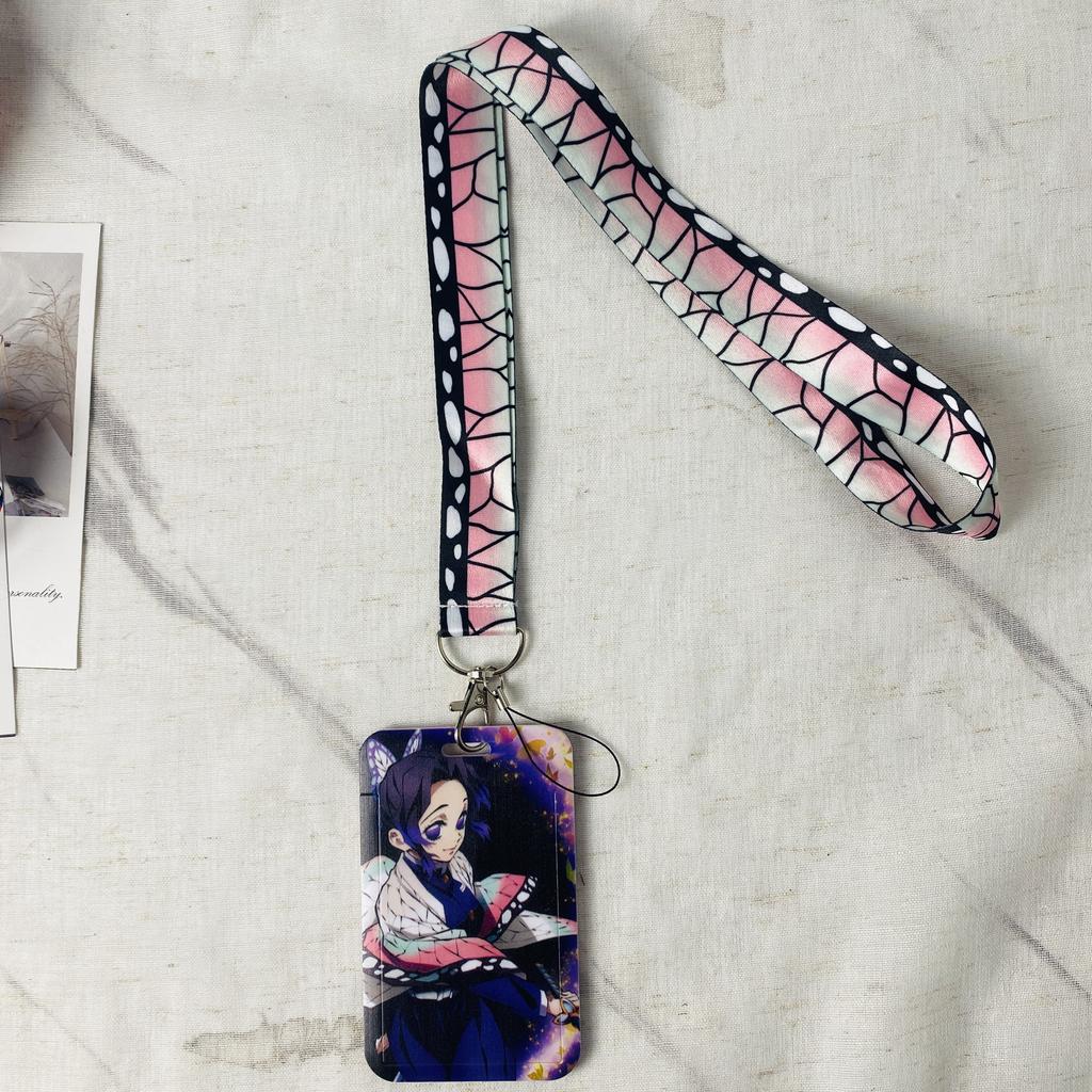 Lanyard Anime Portatessere Portachiavi Lanyard da Collo Per Pass Card Porta Carte di Credito Cinghie Accessori Ciondoli per Cellulare