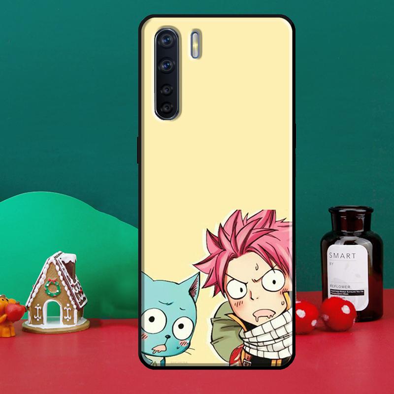 Husa de telefon Fairy Tail Natsu pentru OPPO Reno 5 Lite 2Z 2F A5 A9 A53 A31 2020 A52 A72 A91 A83 A15 A94 A74 A54
