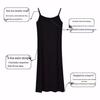 Women's Extra Long Lightweight Summer Slip Dress with Spaghetti Straps