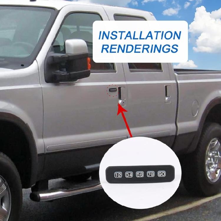 Replace 8L8Z-14A626-AA 8L8Z14A626AA Left Driver Door Keyless Entry Number Keypad Password Lock Switch Auto Accessory
