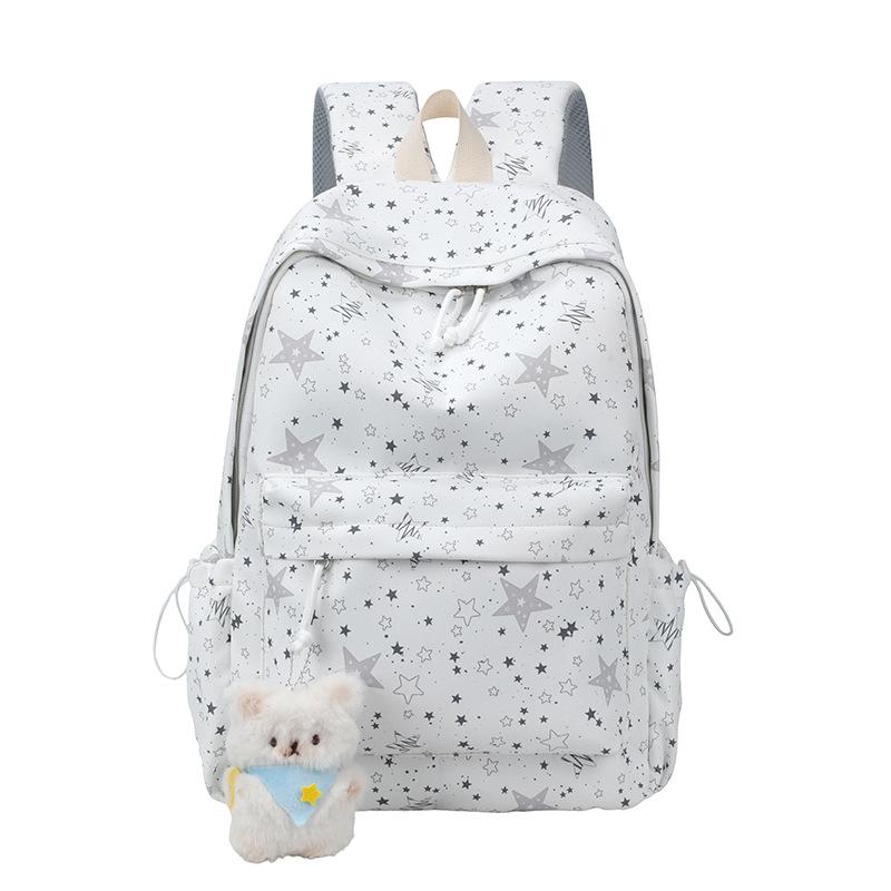 Schoolbag wholesale student schoolbag girl star printing Korean version niche ins backpack Mori college student computer bag male