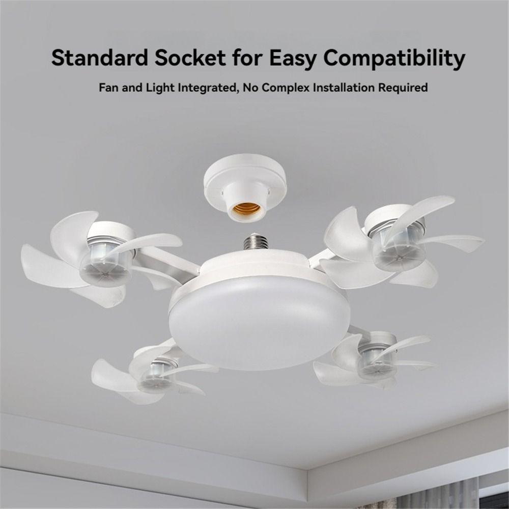 3-Speed Settings Drone Fan Light Quiet Remote-Control Fan Light  for Living Room and Bedroom
