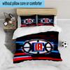 Clippers Ice Bedding Set 3pcs, High Quality Bedding Set Including 1pc Duvet Cover And 2pcs Pillowcases for Bedroom, Dormitory Gift