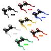 ZSDTRP 1Pair 22mm Motorcycle Roller Adjustment Brake Clutch Levers Universal CNC Motorcycle Handlebar Hydraulic Brake Pump