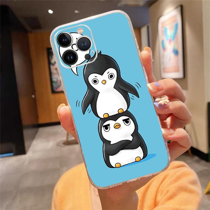 Phone Case For iphone 17ProMax Air 16 15 14 13 Pro Max 15 16 Pro 15Plus Cute Lovely Penguin
