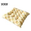 Warm Dining Chair Cushion Square Plush with Ties, Buffalo Check Plaid Seat Cushion, Fluffy Support for Home Non Slip Pad Office Supportive Hip Fatigue