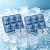 2pcs Mini Highland Cow Cube of Ice Mold, Reusable 3D Cute Silicone Ice Tray for Whiskey, Cocktails, Juice And Party Drinks.