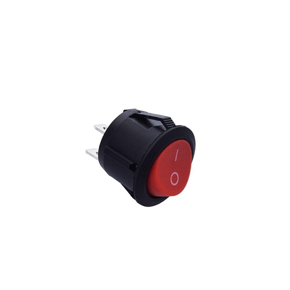 Reliable 2PCS 12v Round Rocker Switch ONOFF 2 Pin for Caravan Motorhome