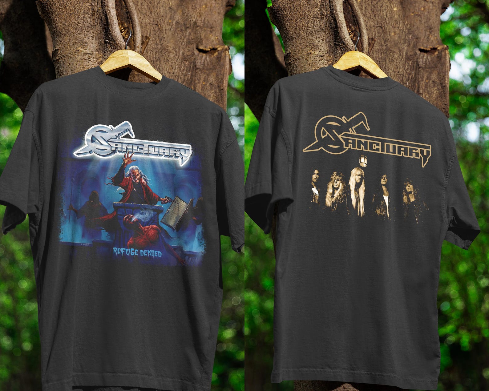 Sanctuary Rock Band Tee L
