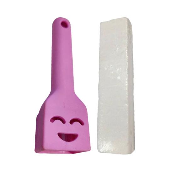 Pumice Stone Toilet Bowl Cleaner with Handle Efficiently Removes Hard Water Rings Calcium Buildup Pumice Stone Scrubber