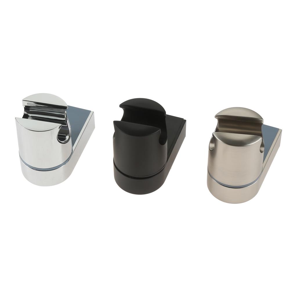 Wall Mounted Hand Shower Head Holder Universal Adjustable Full Plating Shower Rail Head Holder Bathroom Bracket Stable Rotation