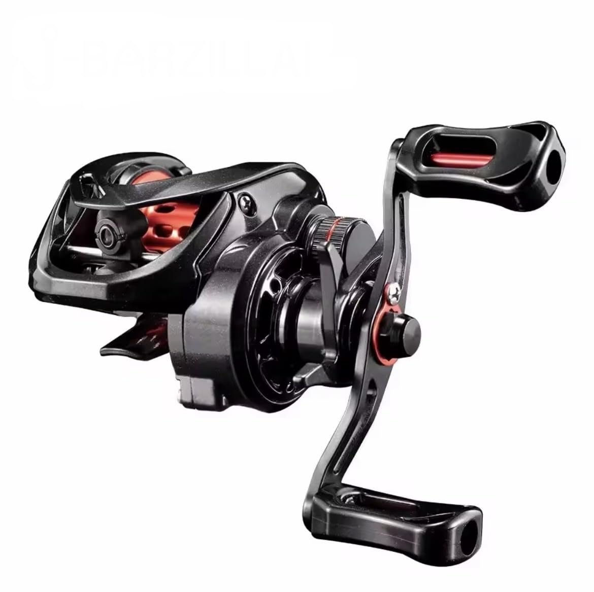 

J-BARZILLAI lightweight 151g bait casting reel magnetic brake versatile reel drag sound right handle чёрный