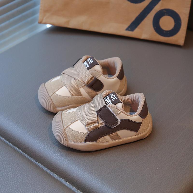 Spring and autumn new baby toddler shoes, men's and women's children's functional shoes, non-slip soft-soled baby shoes, sports and leisure shoes