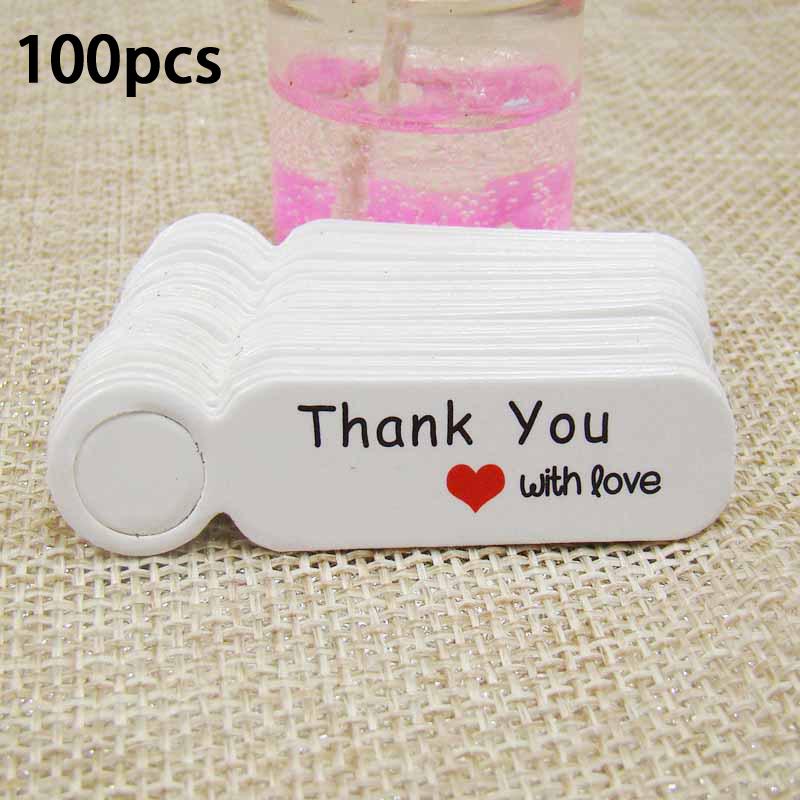 100Pcs/Lot Price Tags Kraft Paper Lables For Diy Jewelry Retail Price Tags Handmade Clothes Size Tags Store Hang Lables