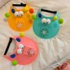 Cartoon Funny Fan Hat Student Summer Cute Cartoon Charging Sun Protection Hat Breathable Air Top Sun Hat Trend