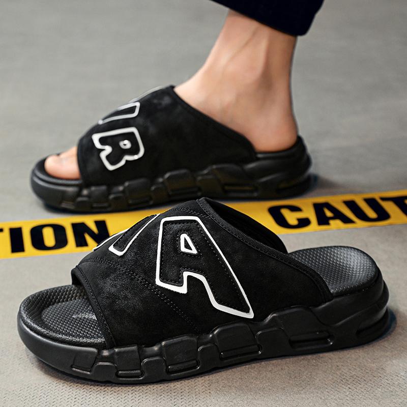 Fashion New Sale Men's Summer Fashion Slippers Mans Hard-wearing Slipper Beach Man Outdoor Sandals for Men Slip-on Designed Big Size 47