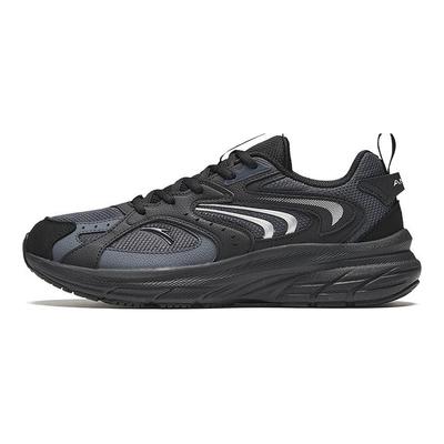 AT956 Shock Absorbing Non-Slip Low-Top Retro Running Shoes Men Sneakers Black 912345599-6