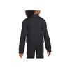 Nike Solid Color Round Neck Zipper Long Sleeve Jacket Kids jackets Black FD3126-010