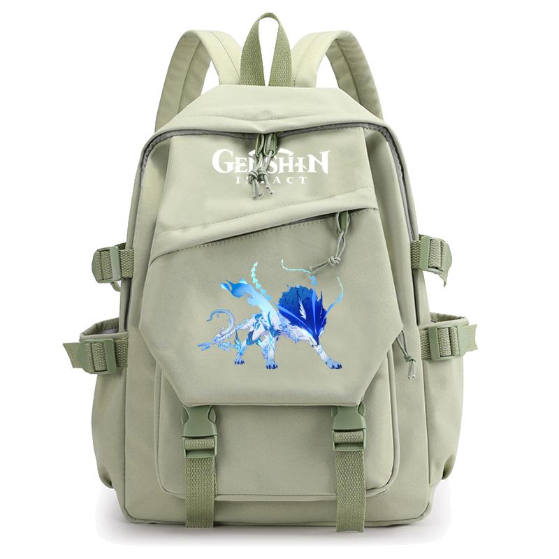 Anime Game Travel Backpack Printed Canvas Backpack for Boy Girl School Bag Students Women Large Capacity Bookbag Usb Charging Kids Gifts