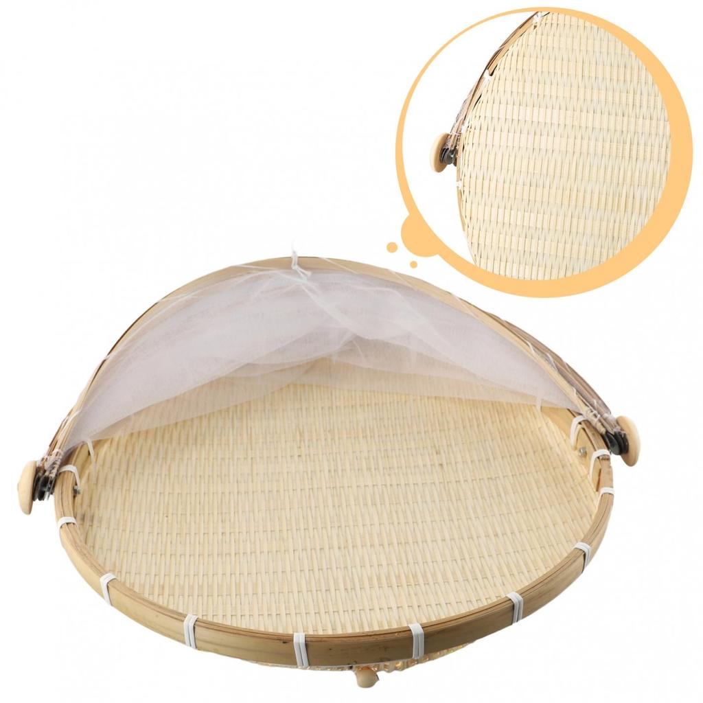 Woven Basket Anti-mosquito Net Fruit and Vegetable Basket Dustpan