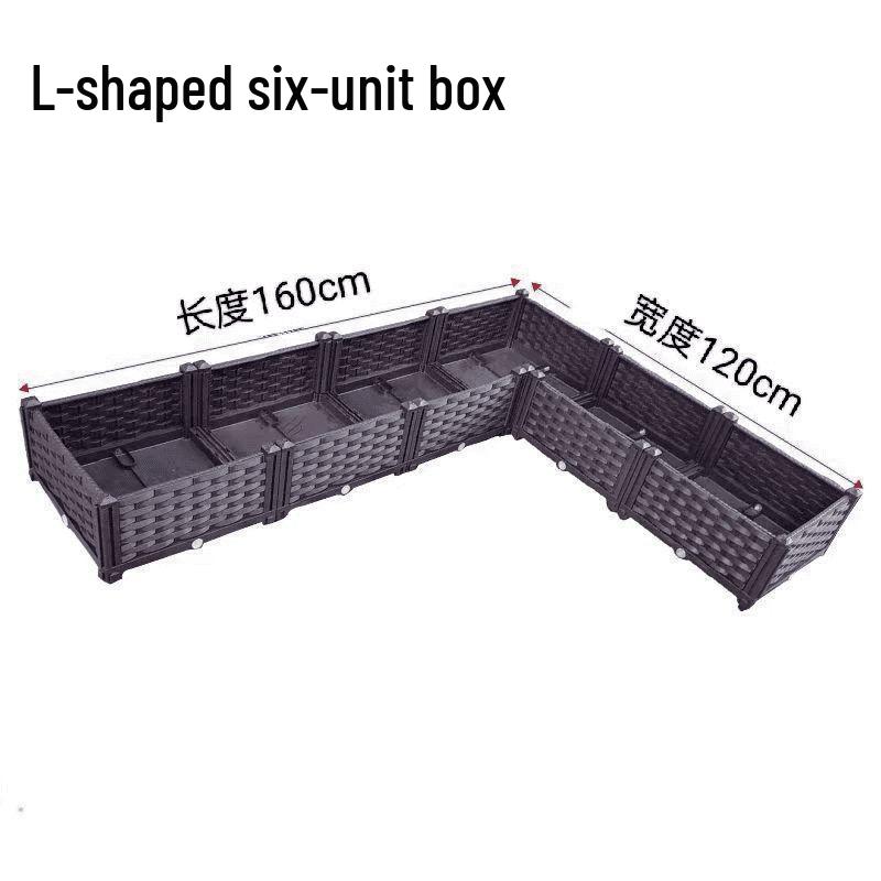Modular Planting Box for Vegetables, Seedlings, Flowers, and Trees – Ideal for Balcony or Greenhouse Use