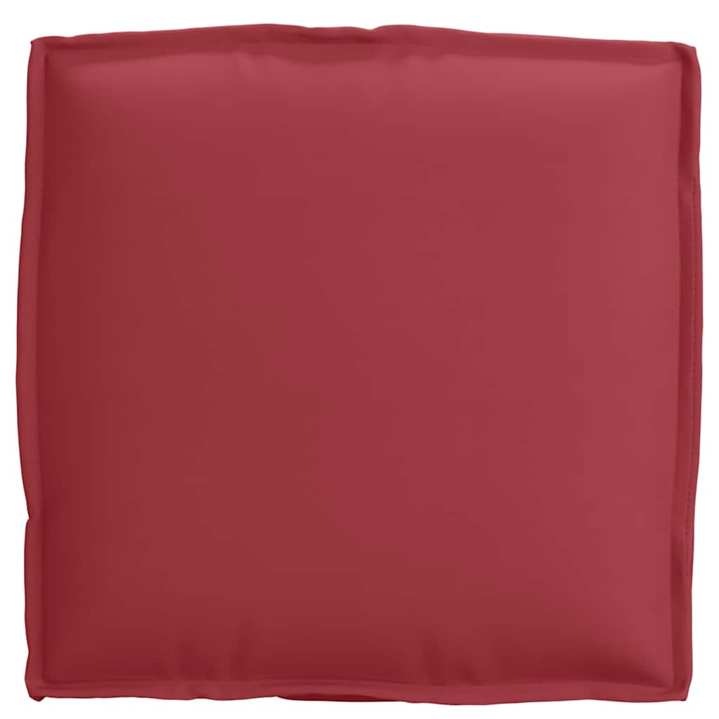 Cushions 2 Pcs Burgundy 40 X 40 X 8 Cm Oxford Fabric