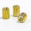 304 Stainless Steel Slotted Flange Self-Tapping Threaded Insert and Nut Set
